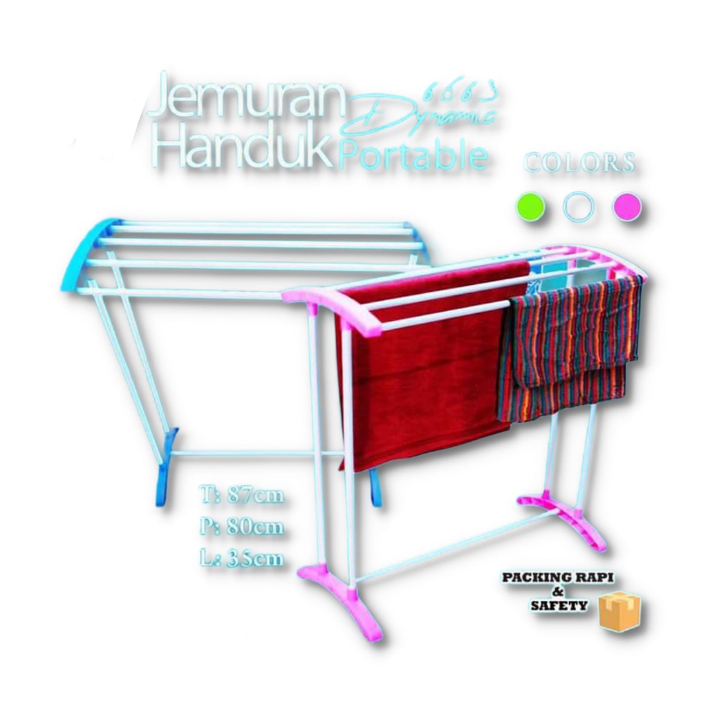 RAK HANDUK DINAMIC RAK HANDUK/DYNAMIC JEMURAN HANDUK PORTABLE DYNAMIC