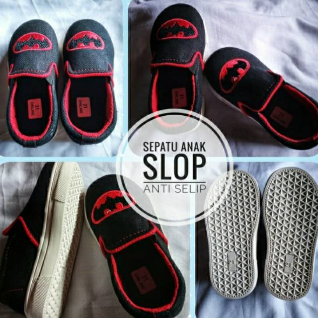 Sepatu anak slop anti selip