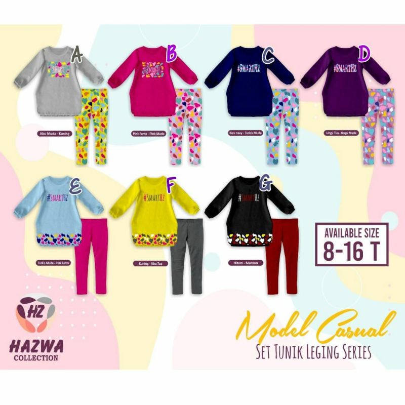 SET LEGING CASUAL HAZWA COLLECTION