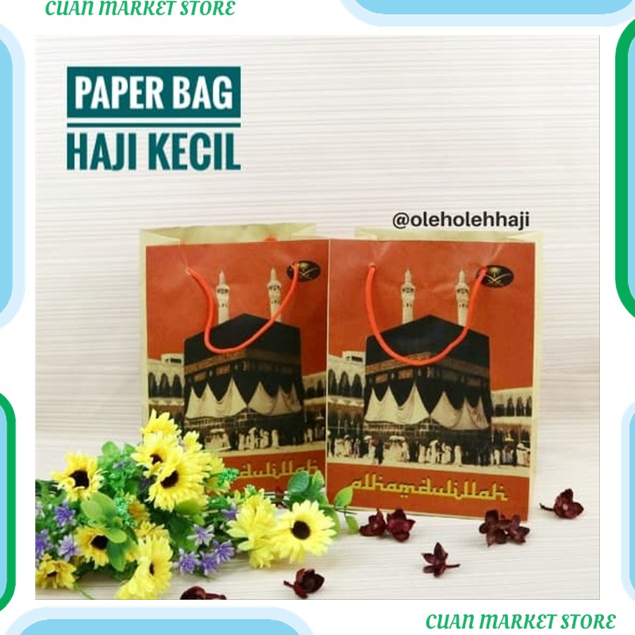 

Paperbag/Tas Kertas Ukuran Kecil/Tas Souvenir/Oleh Oleh Haji dan Umroh Kualitas Premium