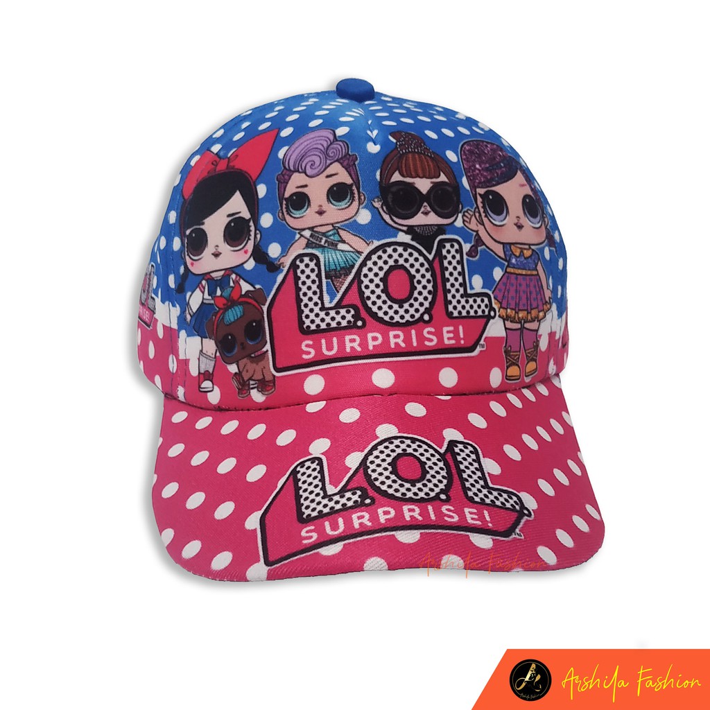 Topi Anak Sablon Karakter / Topi Anak Karakter HERO / Arshila_fashion-Sablon LOL 2