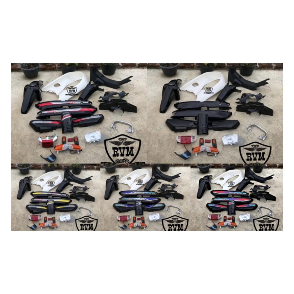 Paket body Grand Bulus tahun 91 92 full set cover body astrea honda grand bulus 91 lengkap set kepet