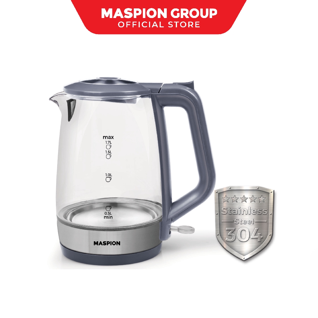 Maspion Electric Kettle MEK 1712GS Teko Listrik 1 7 Liter Maspion Electric Kettle MEK 1712GS Teko Listrik 1 7 Liter
