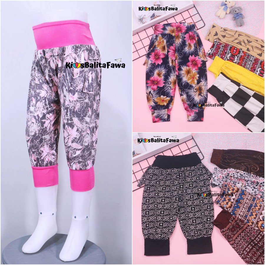 Aladin Carlissa uk 5-6 Tahun / Celana Panjang Anak Perempuan Murah Pants Motif Bunga