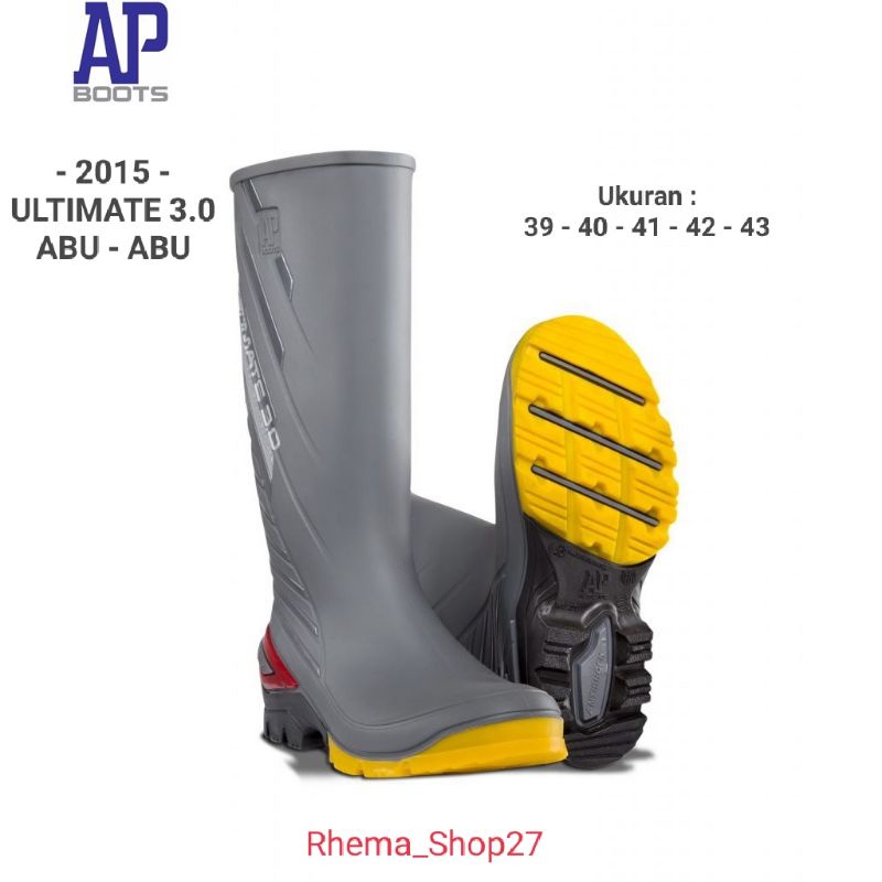 AP BOOTS 2015 ULTIMATE 3.0 ABU-ABU #TERBARU Sepatu Boots AP Ultimate | Sepatu AP Boots Ultimate