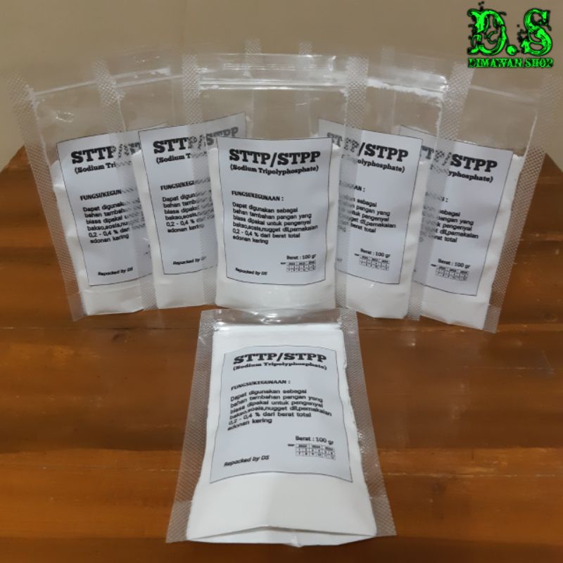 

STTP/STPP (sodium tripolyphosphate) tepung pengenyal bakso 100 gram