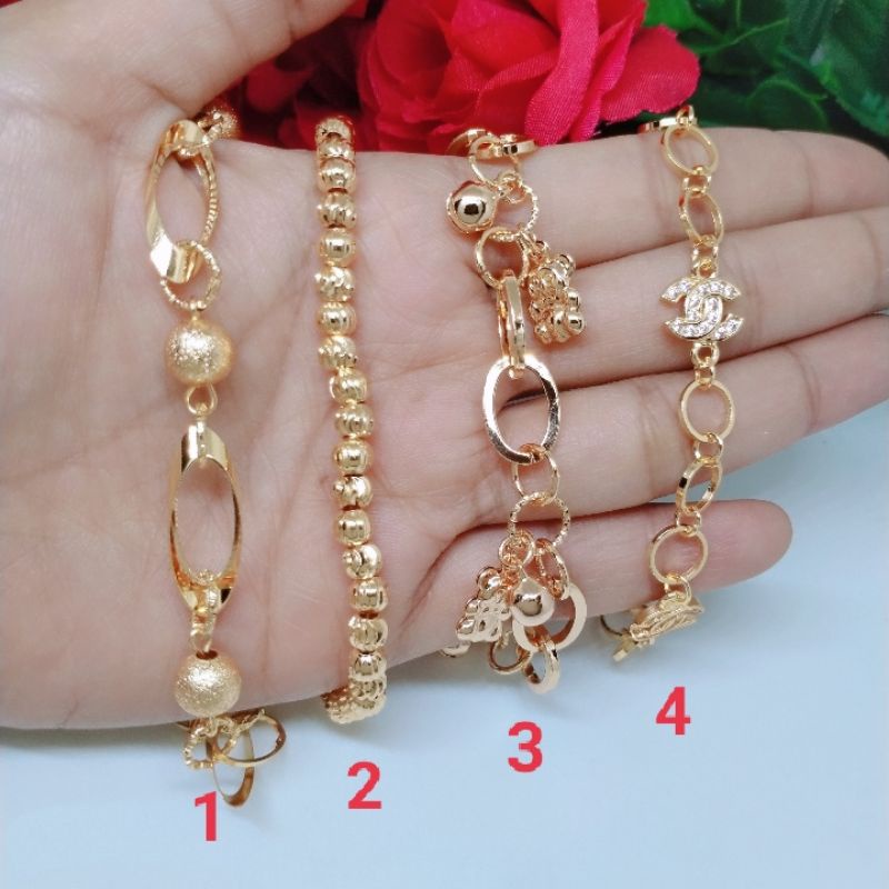 Gelang Rantai Juntai Xuping Premium Lapis Emas 24k Anti Luntur Terbaru Terlaris