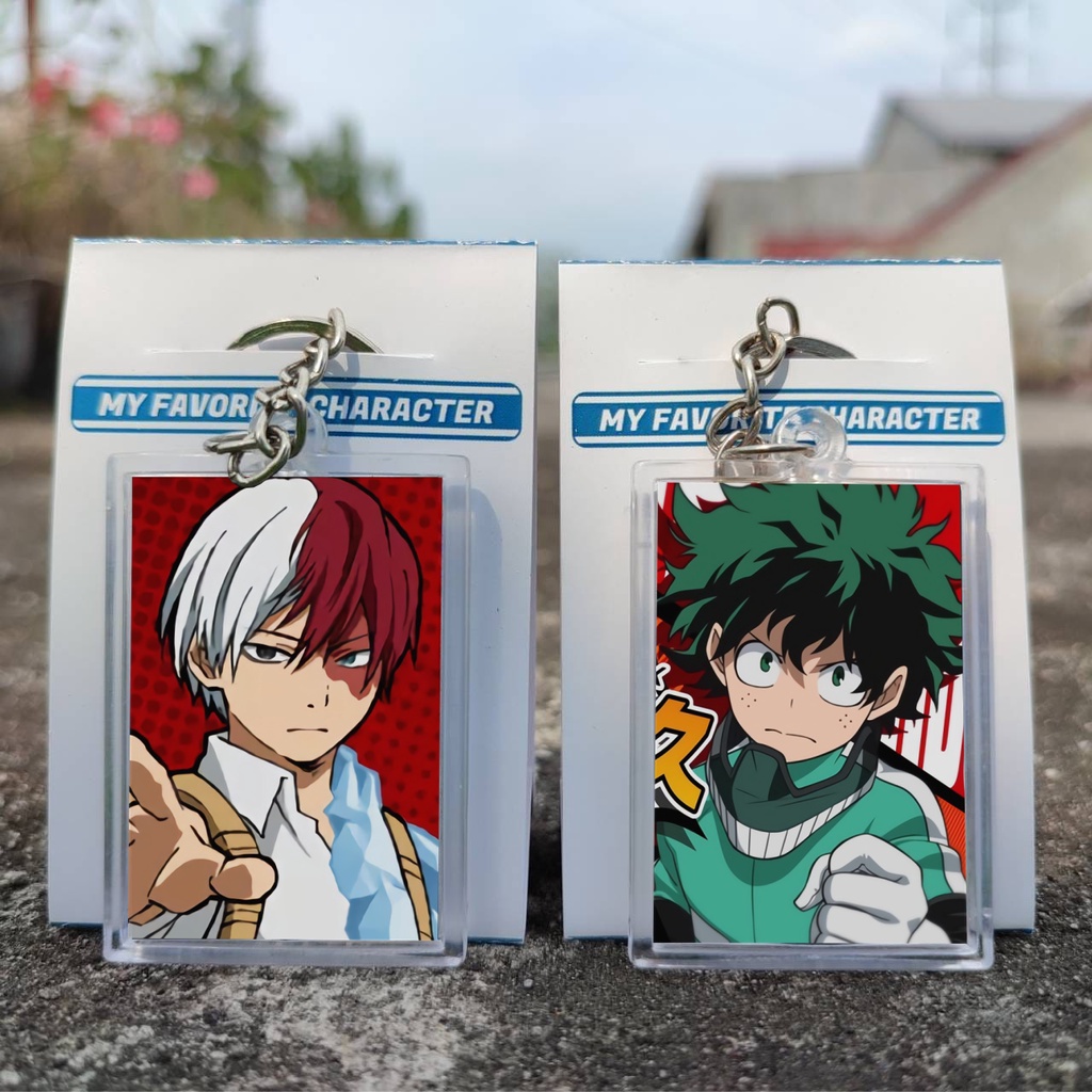 Keychain Anime My Hero Academia - Ganci Anime Boku no Hero Academia - Gantungan Kunci - Midoriya - B