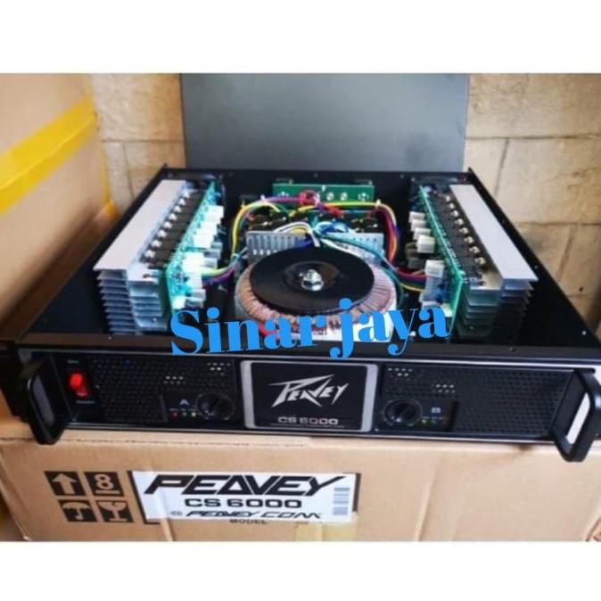 Power Amplifier PEAVEY CS 6000 cs 6000 peavey power .