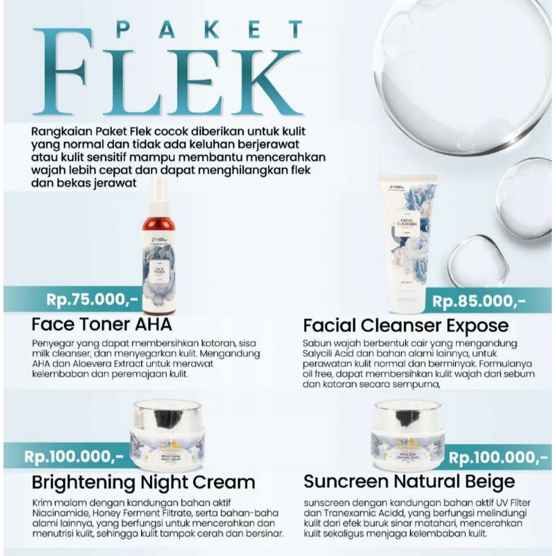 Jglow Skincare Paket Flek Whitening / Paket Skincare / Perawatan Wajah Bpom Original-3