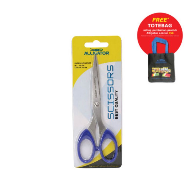 

Alligator Small Scissors Blue Grip