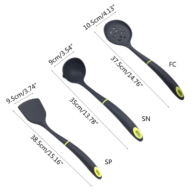 Zzz Sendok Spatula Bahan Silikon Anti Lengket Untuk Memasak