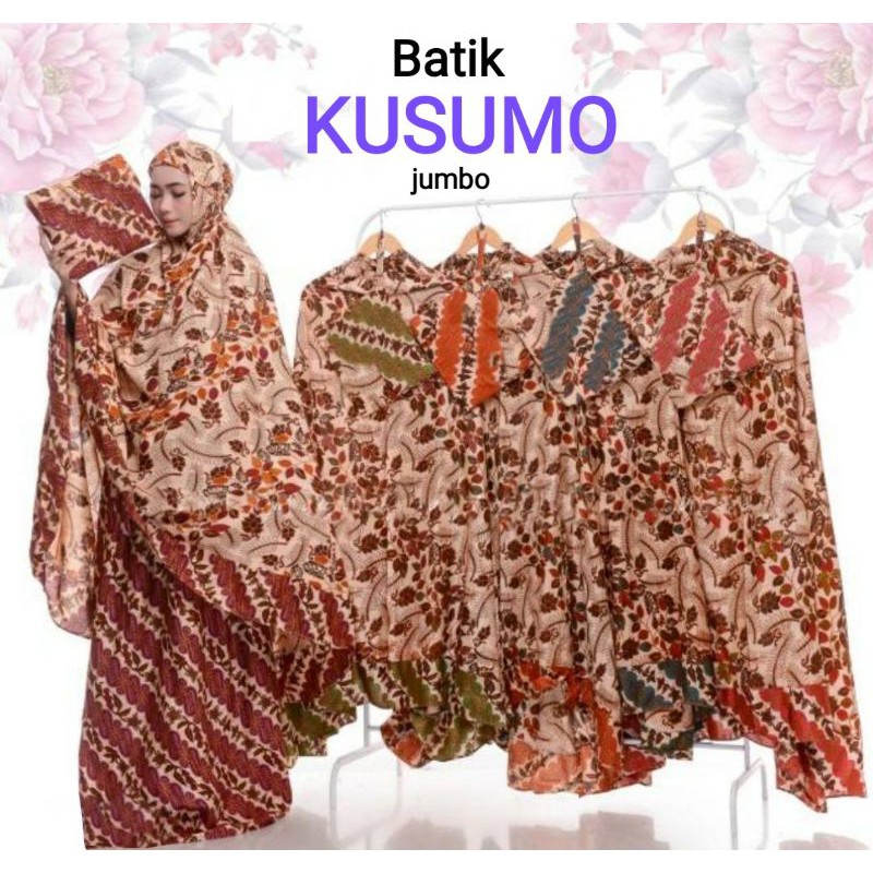 Mukena BATIK KUSUMO Jumbo | Shopee Indonesia