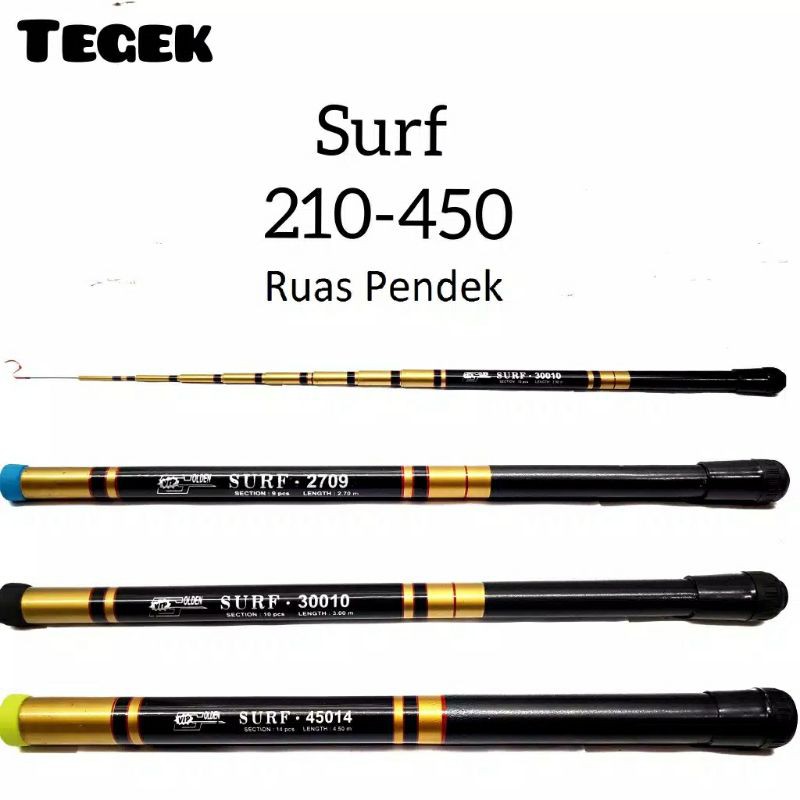 joran tegek golden vip surf 270-450cm