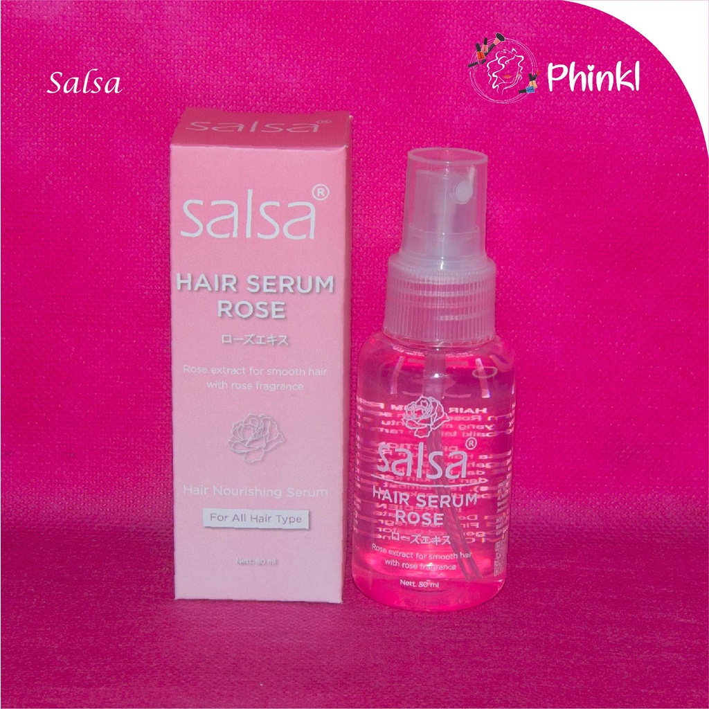 `ღ´ PHINKL `ღ´ Salsa hair serum vitamin rambut anti kusut bercabang 80ml