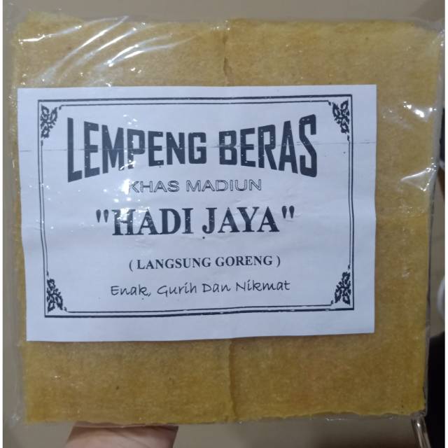 

Lempeng Beras Madiun