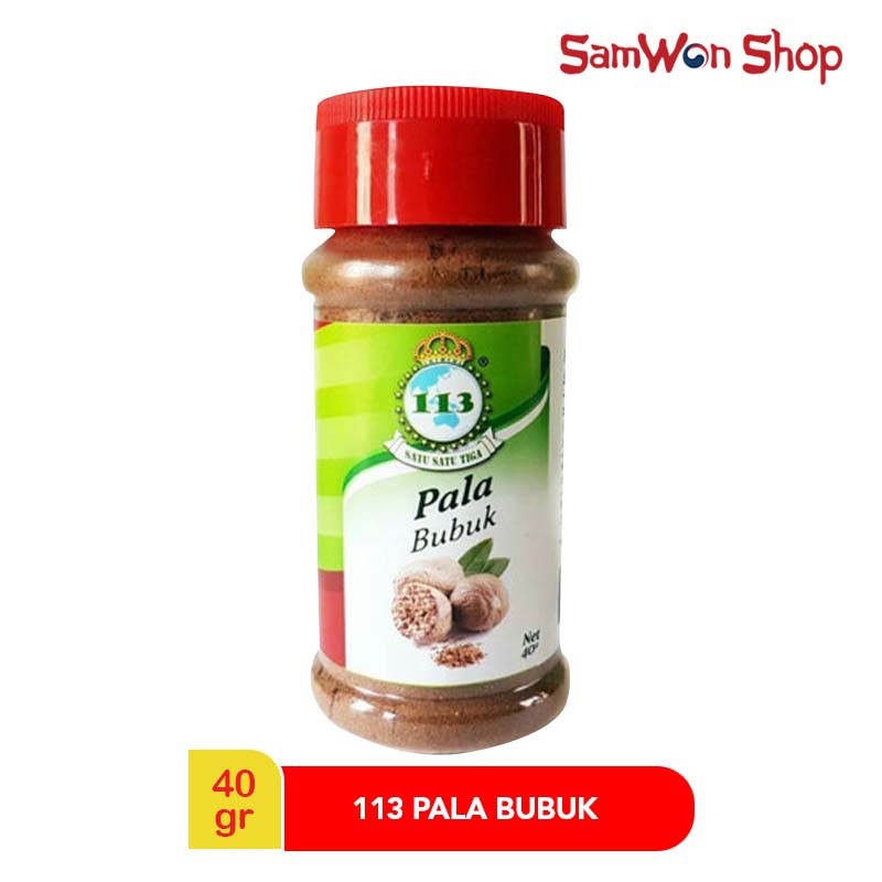 

113 PALA BUBUK / NUTMEG POWDER 40GR - BUMBU REMPAH INSTANT SIAP PAKAI