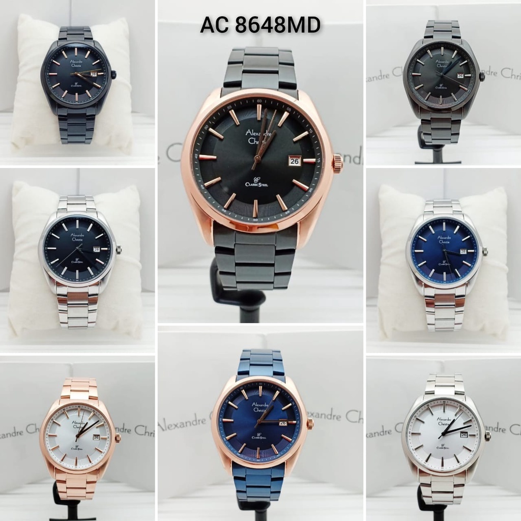 ALEXANDRE CHRISTIE AC 8648MD JAM TANGAN PRIA ORIGINAL GARANSI RESMI