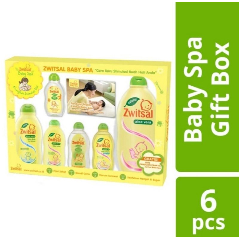 zwitsal baby spa perlengkapan mandi bayi 1 set