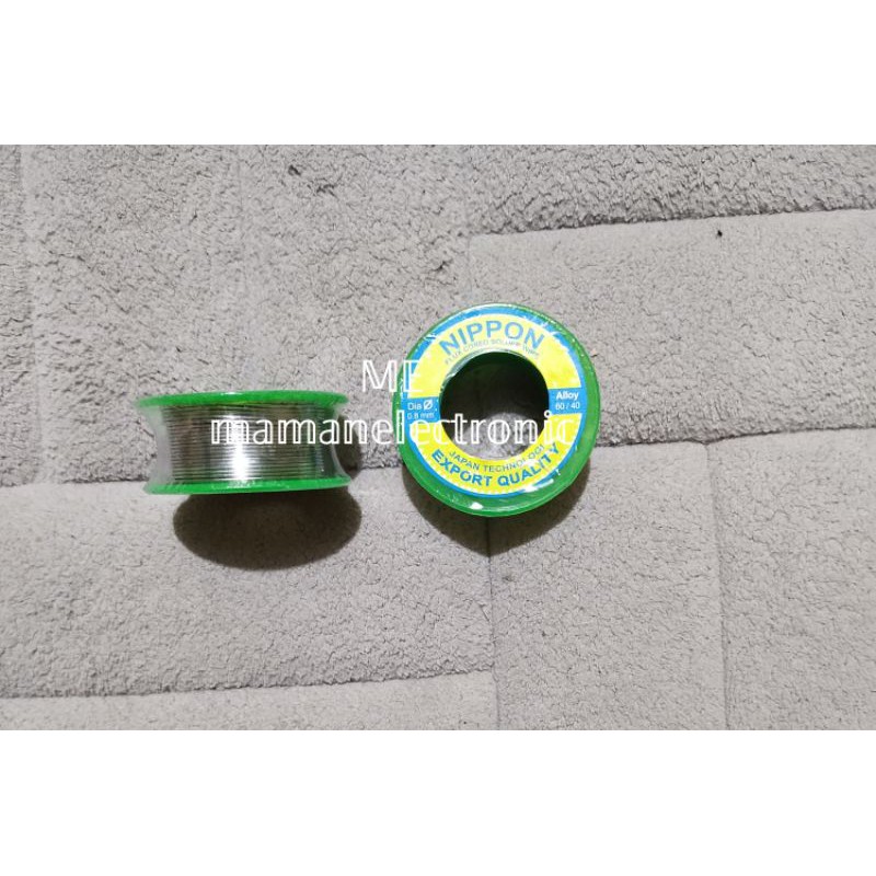 Timah Solder Nippon 10M Diameter 0,8mm