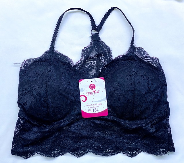 BH / Bra Fashion Renda Tanpa Kawat + Busa CHELYNE 6616