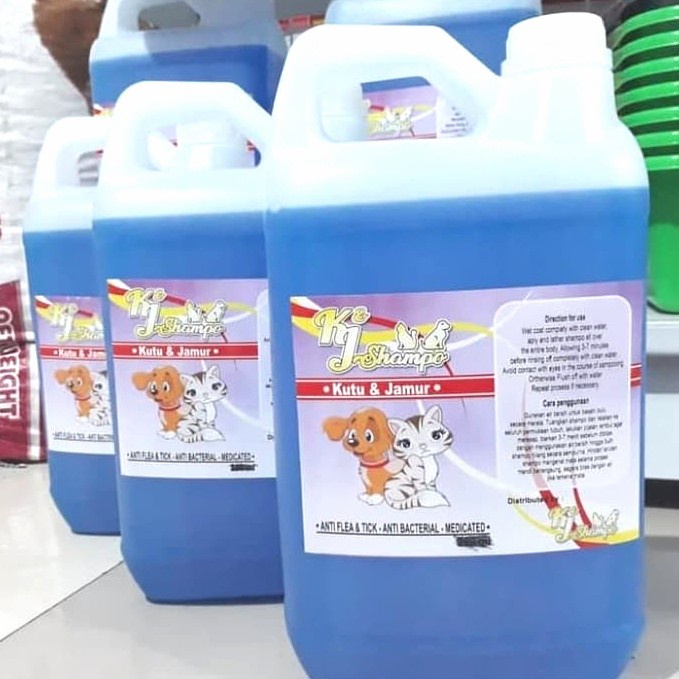 Shampo sampo Kucing Anjing KUTU JAMUR 5 LITER