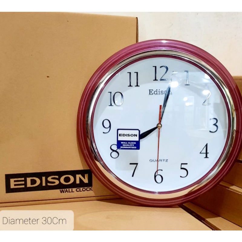 Jam Dinding Edison
