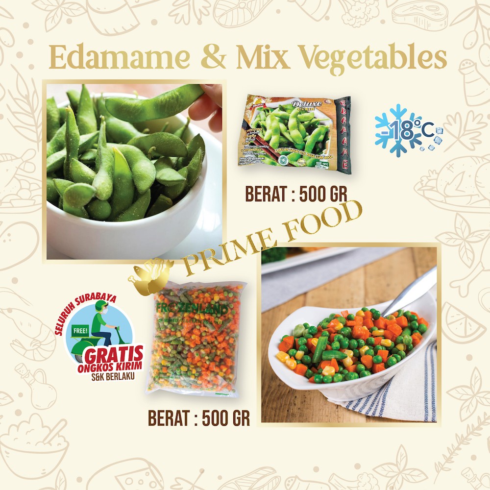 

Mix vegetable MM0042 makanan pendamping steak enak empuk surabaya