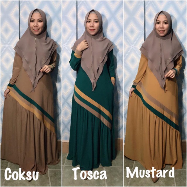 Gamis Sporty Adiba R filly - Gamis Jersey Premium