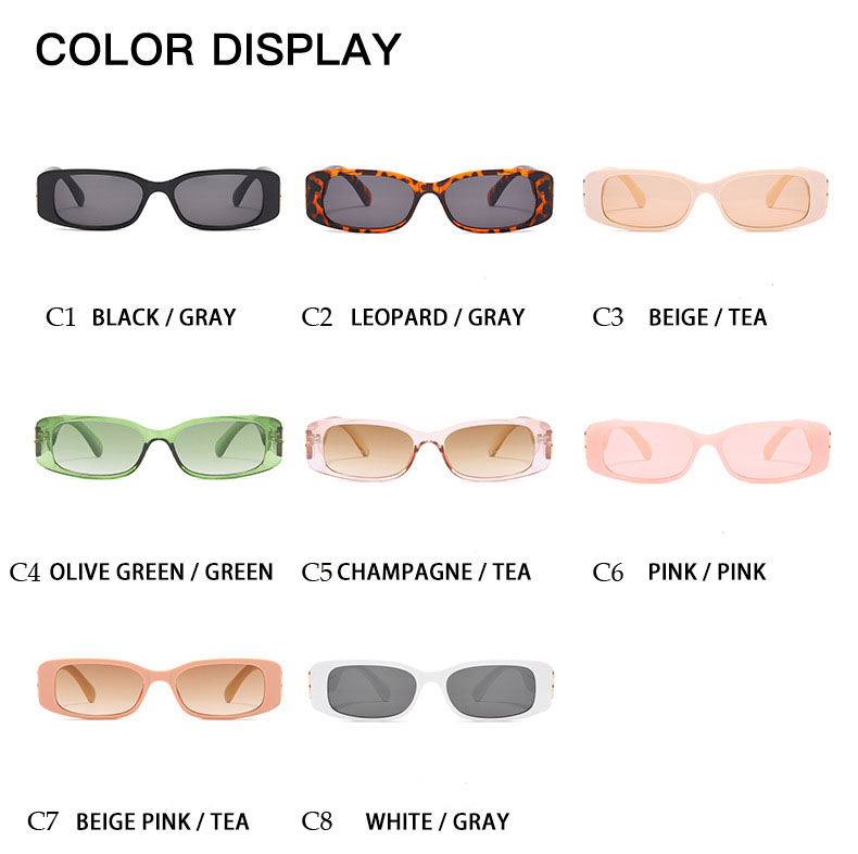 2022 Kacamata Hitam Wanita Model Eropa + Amerika Frame Kecil All-match Untuk Fotografi