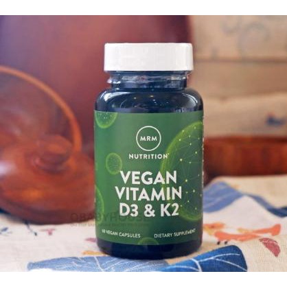 MRM Vegan Vitamin D3 & K2 - 60 Vegan Capsules