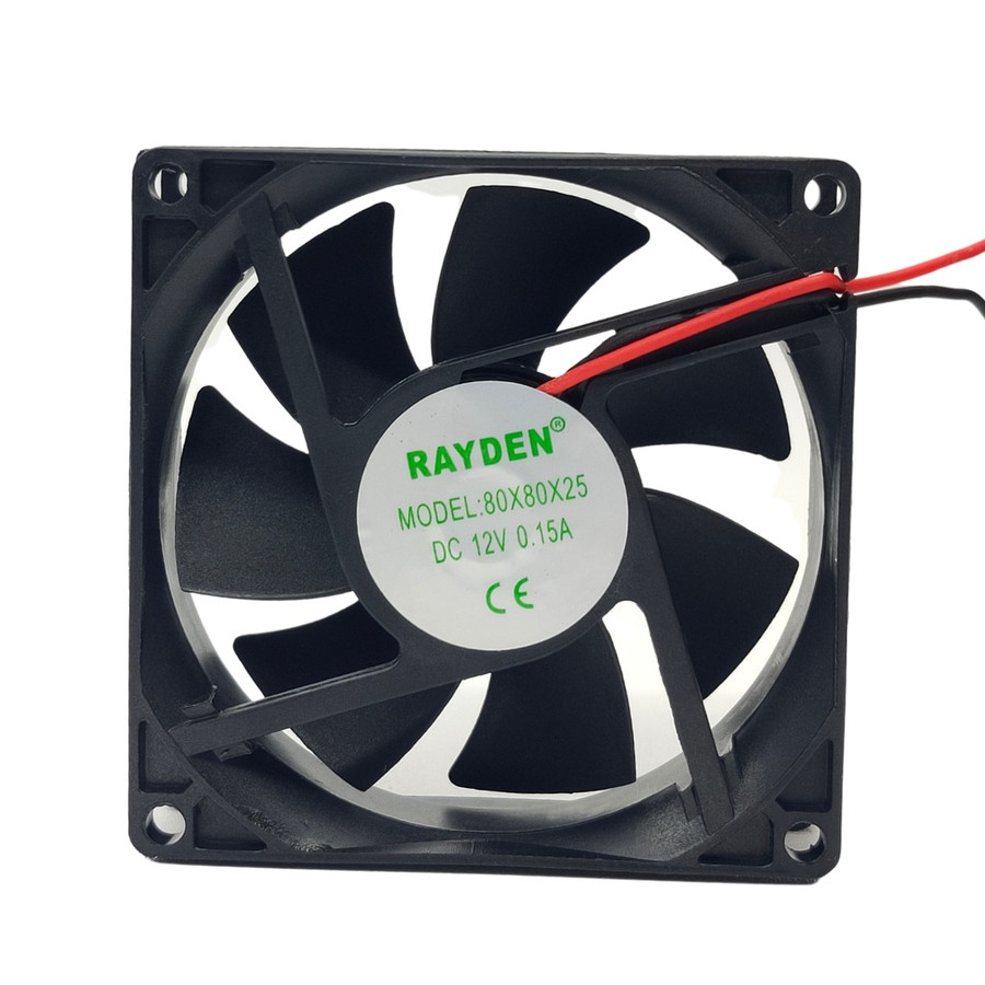 Kipas Pendingin Rayden 12cm 12V Cooling Fan DC 12 Volt 12 x 12 x 2.5 cm