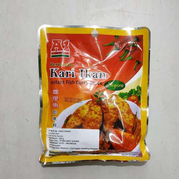 

A1 Bumbu Kari Ikan Segera. Instant Fish Curry Sauce