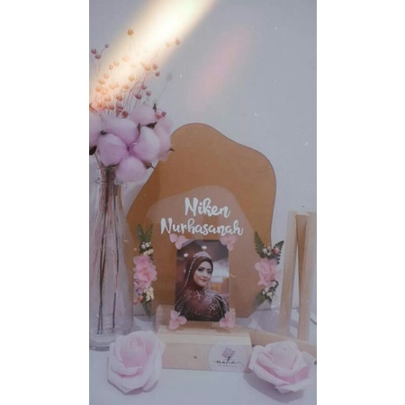 Acrylic Custom ukuran A5 TERMURAH Bentuk Abstrak