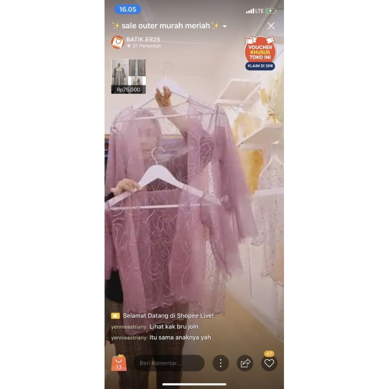 Outer Couple 1set (2pcs) Dewasa dan Anak