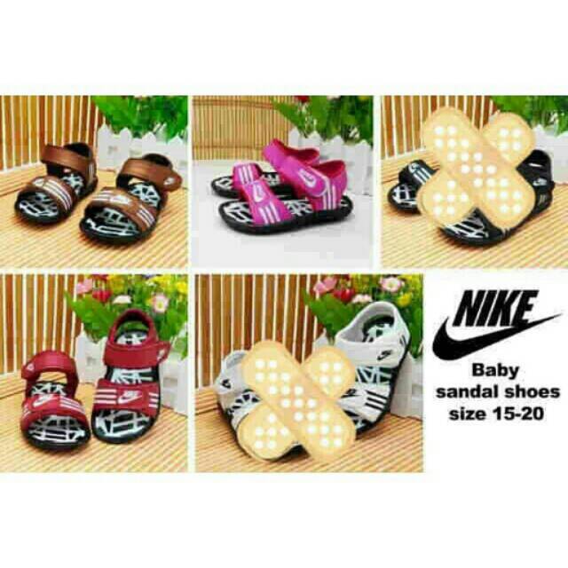 sepatu sandal nike, sisa pink