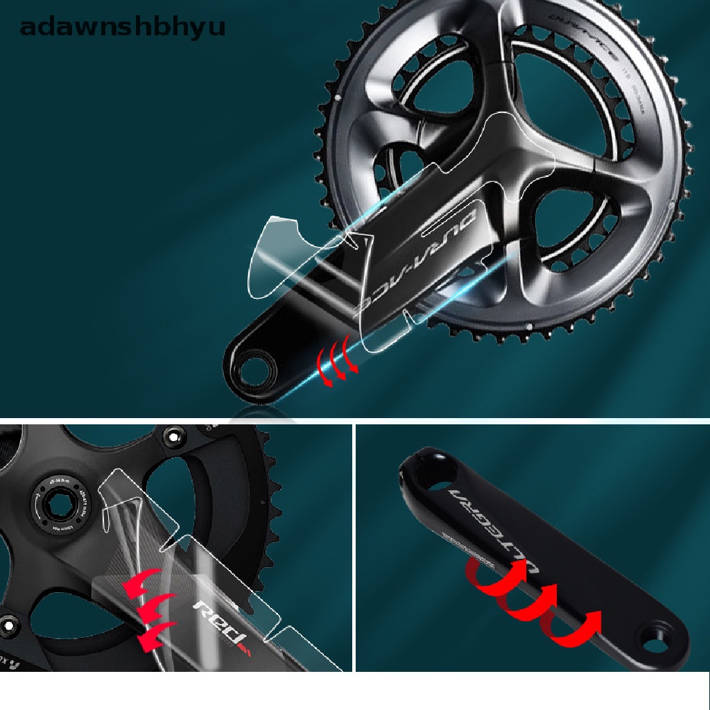 Adawnshbhyu Stiker Pelindung Lengan Engkol Sepeda Frame Tape Film Pelindung Anti Tabrak
