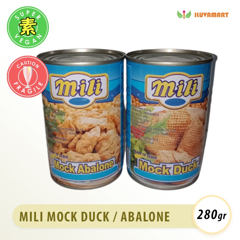 

QH Mili Mock Duck / Mock Abalone 280gr Ready To Serve Daging Analog
