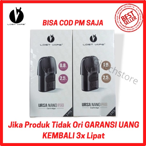 Catridge Ursa Nano Catridge Ursa Baby Authentic Cartridge Ursa Nano Cartridge Ursa Baby Original Per Pcs