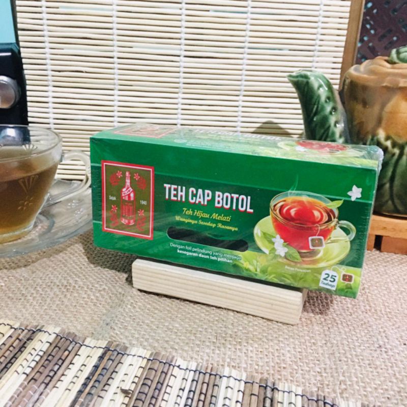 TEH CAP BOTOL HIJAU CELUP