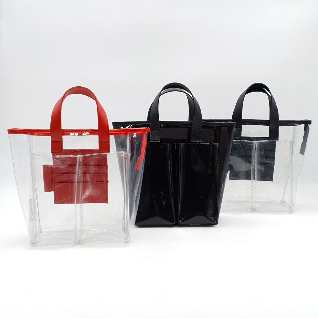 Chava Bag D'renbellony Tas Wanita Mika Transparan Selempang Sling Shoulder Transparent Bag Original