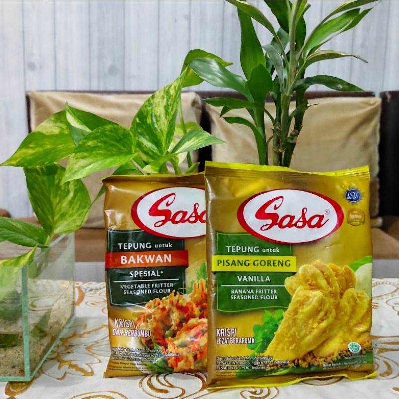 

Sasa Tepung Bakwan , Original, Kentucky, Pisang goreng, Hot & Spicy
