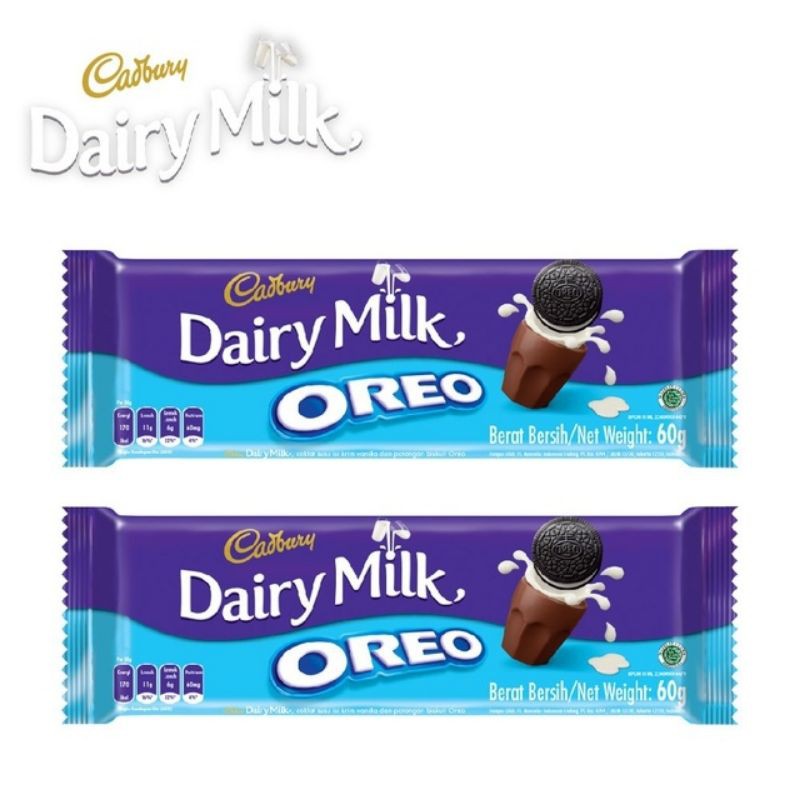 Cadbury dairy milk Oreo 60 gram