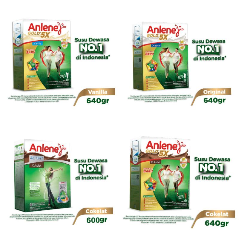 

ANLENE gold cklat,vanila,original /aktfit voklat,vanila 《650g》