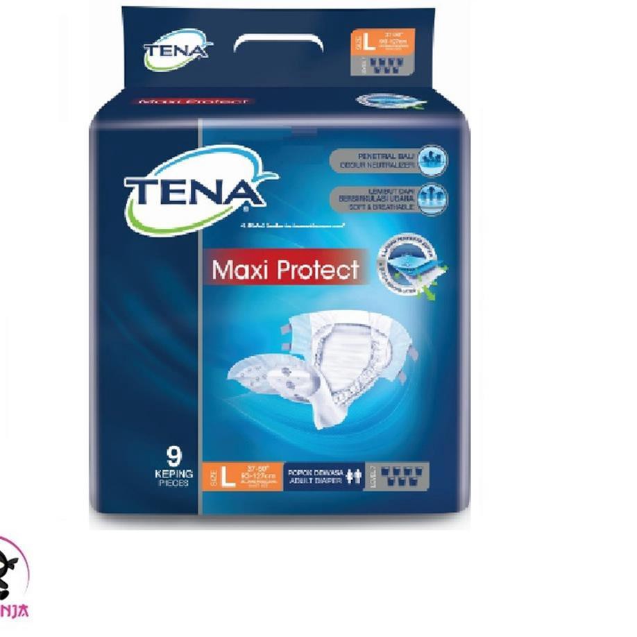 ⚡[Ready]✔️ - TENA Maxi Protect Adult Diapers Popok Perekat Dewasa L9 L 9
