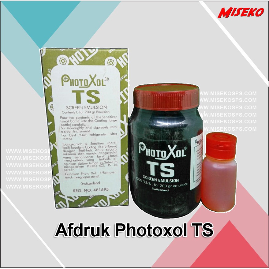 AFDRUK PHOTOXOL TS  WATER BASE