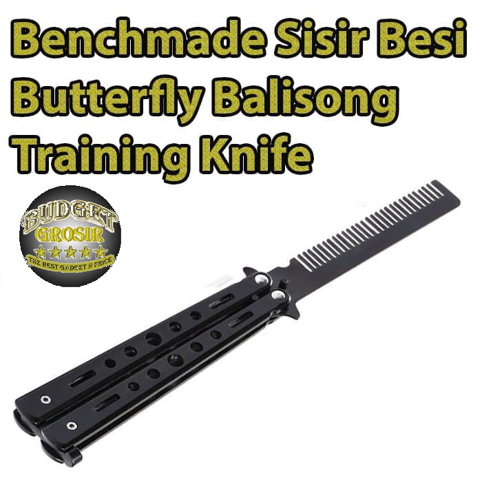 Sisir Besi Butterfly Balisong Training Knife CS GO - LF-9898--KNIFEZER