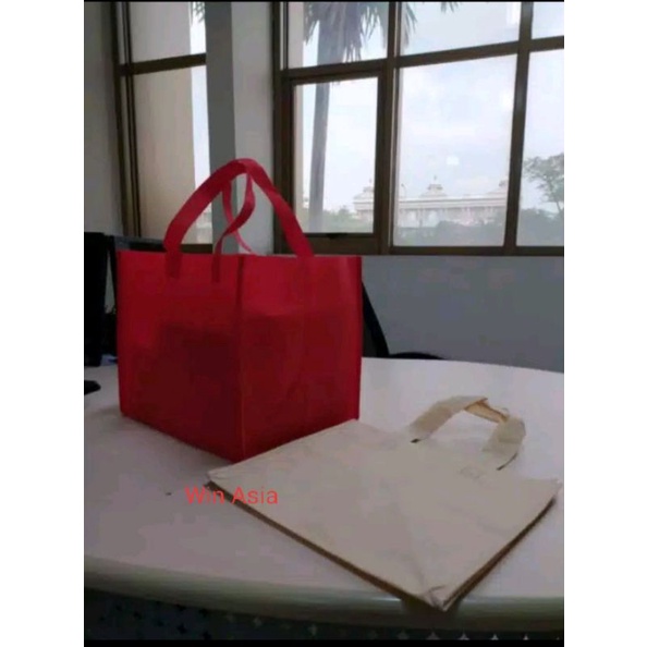 

MURAH MERIAH - Tas Box uk 32x27x26 -Tas kue - Tas Besek - Tas Kotak - tas kain - tas berkat - tas hantaran