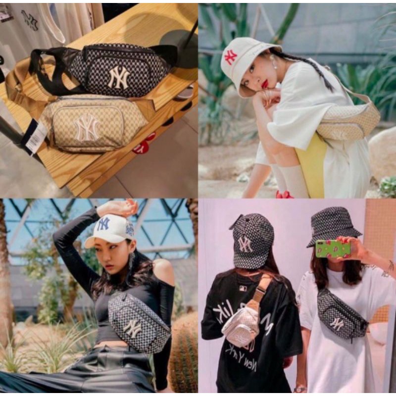 WAISTBAG MLB YANKEES - Waistbag pria wanita - Waistbag Distro - Tas selempang pria wanita
