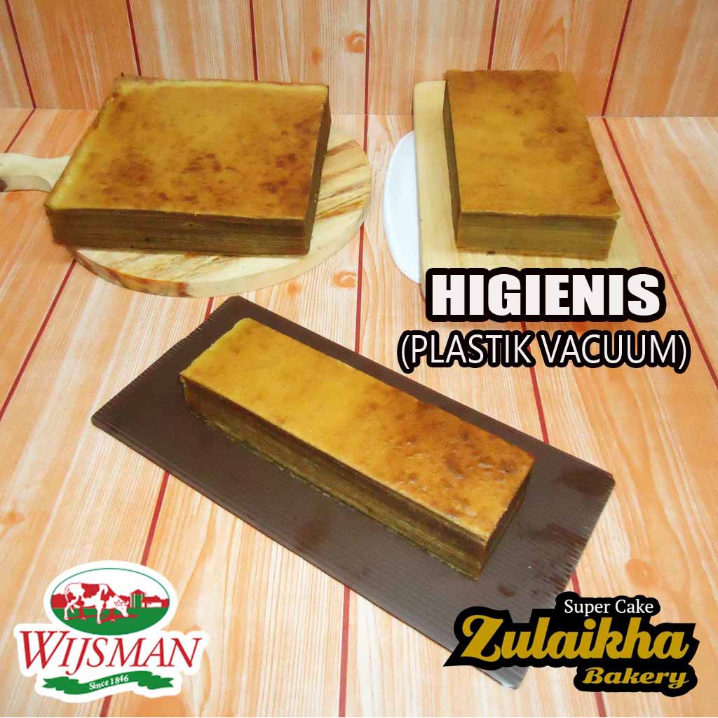 Lapis legit tanpa tepung super wisman ukuran 5 x 20 cm